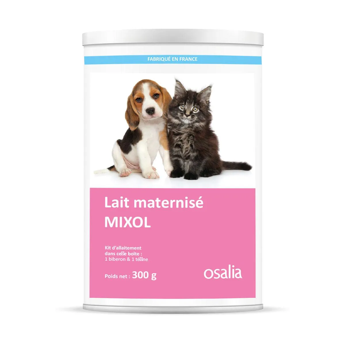 Lait maternisé Mixol Osalia pour chiots et chatons 300g