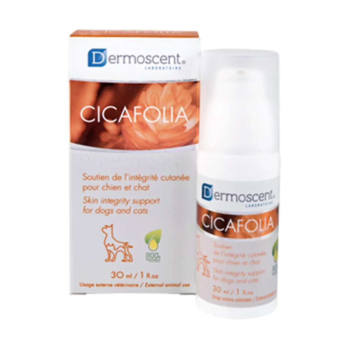 DERMOSCENT CICAFOLIA sérum réparateur pour chien et chat 30ml