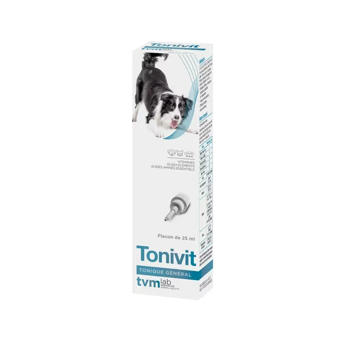 [72459] TVM Tonivit complement vitalité chien chat NAC - 25ml