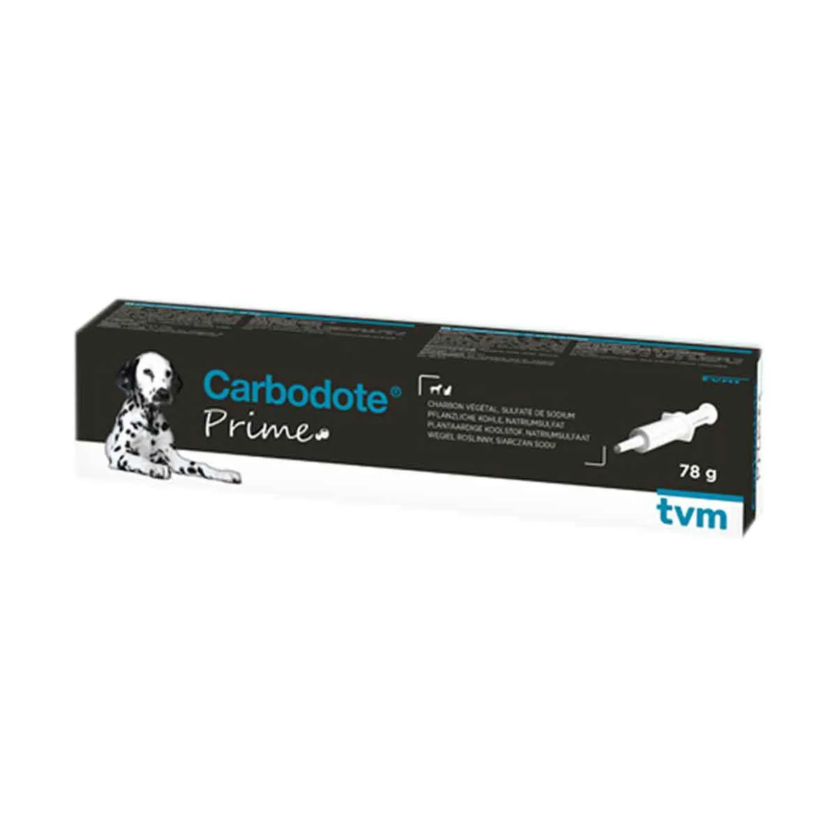 Carbodote Prime gel oral charbon végétal chien et chat - 78g