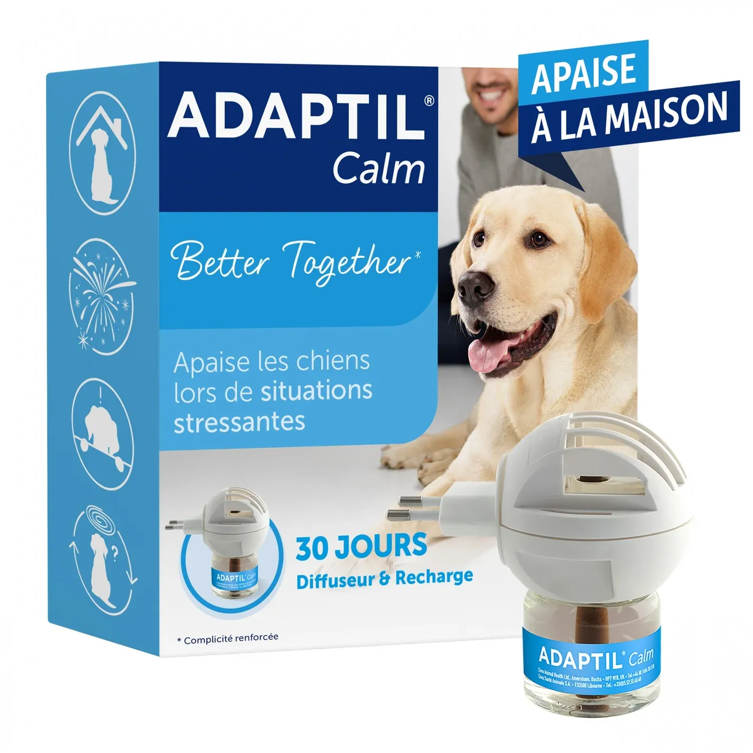 [60061] ADAPTIL Calm Diffuseur + 1 recharge 48 ml