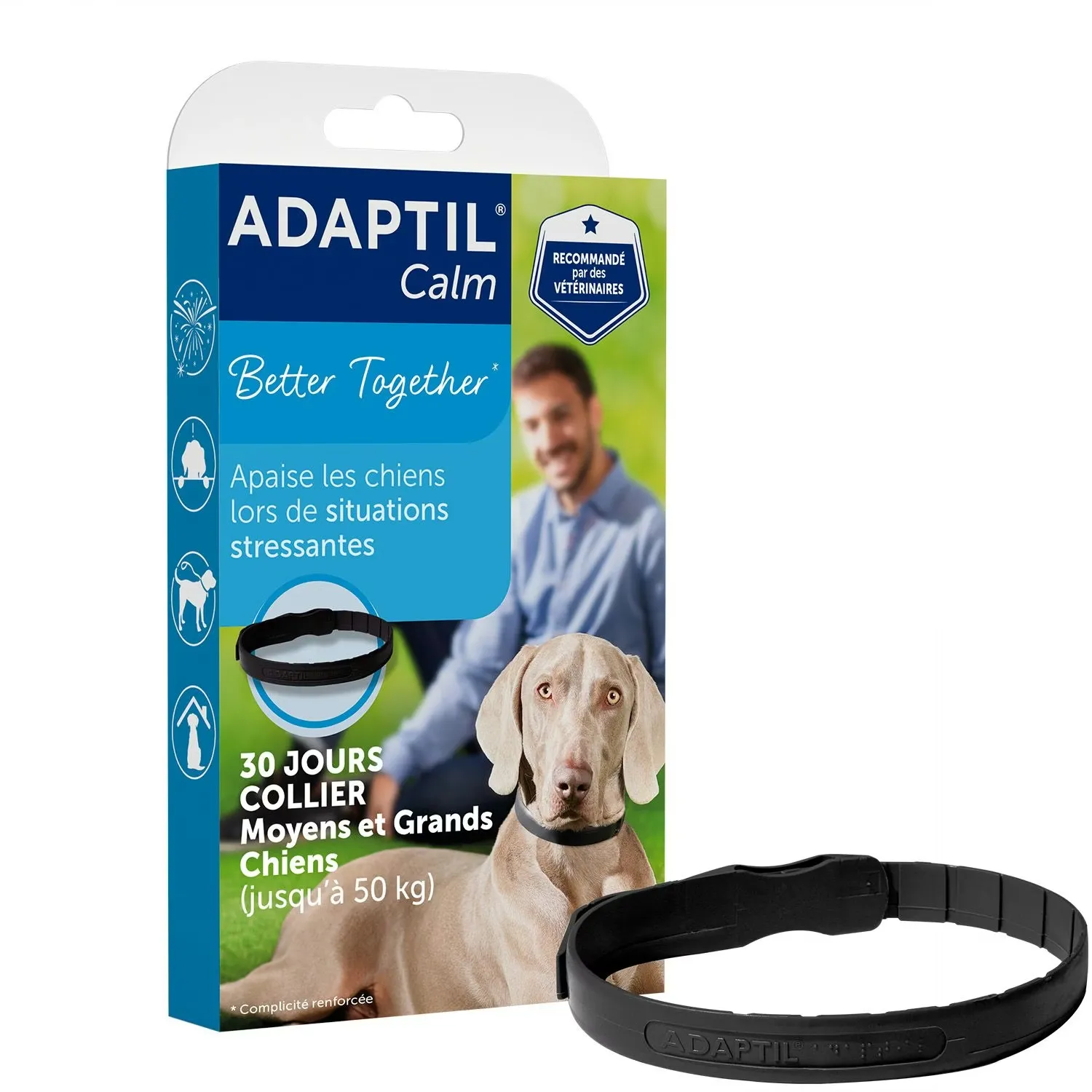 ADAPTIL Calm collier anti-stress pour chien - taille M/L