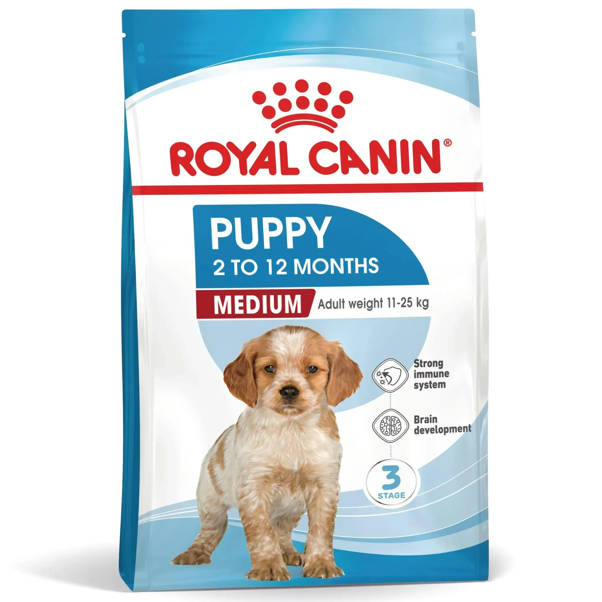ROYAL CANIN Puppy 2-12 months Medium Adult Weight 11-25 kg pour chien - Sac de 4 kg