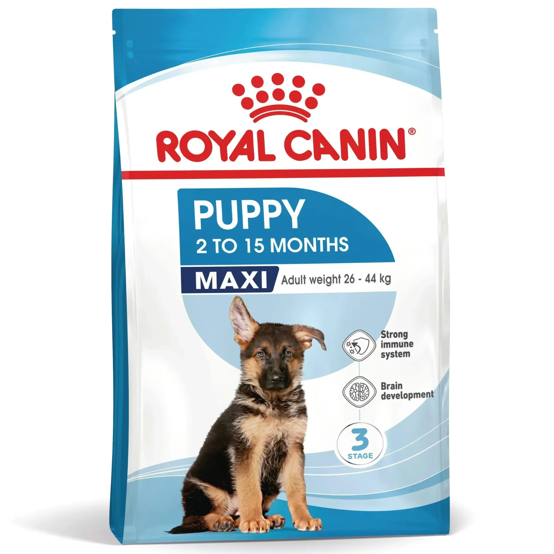 ROYAL CANIN Puppy 2-15 months Maxi Adult Weight 26-44 kg pour chien - Sac de 4 kg