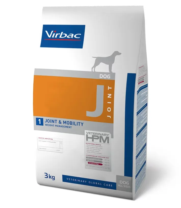 [83448] VIRBAC VETERINARY HPM J Joint 1 Joint & Mobility pour chien - Sac de 3 kg
