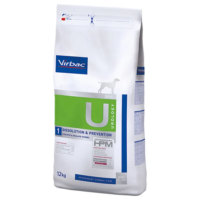 [83429] VIRBAC VETERINARY HPM U Urology 1 Dissolution & Prevention Struvite & Oxalate Crystals pour chien - Sac de 12 kg
