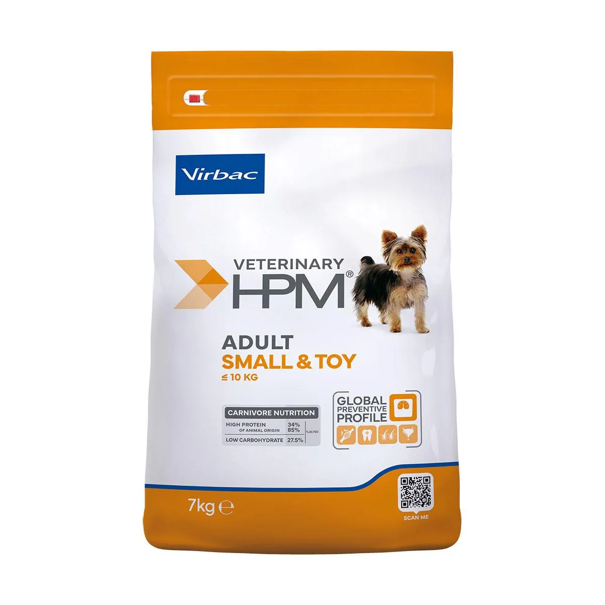 [32348] VIRBAC VETERINARY HPM pour chien adulte small / toy - Sac de 7kg