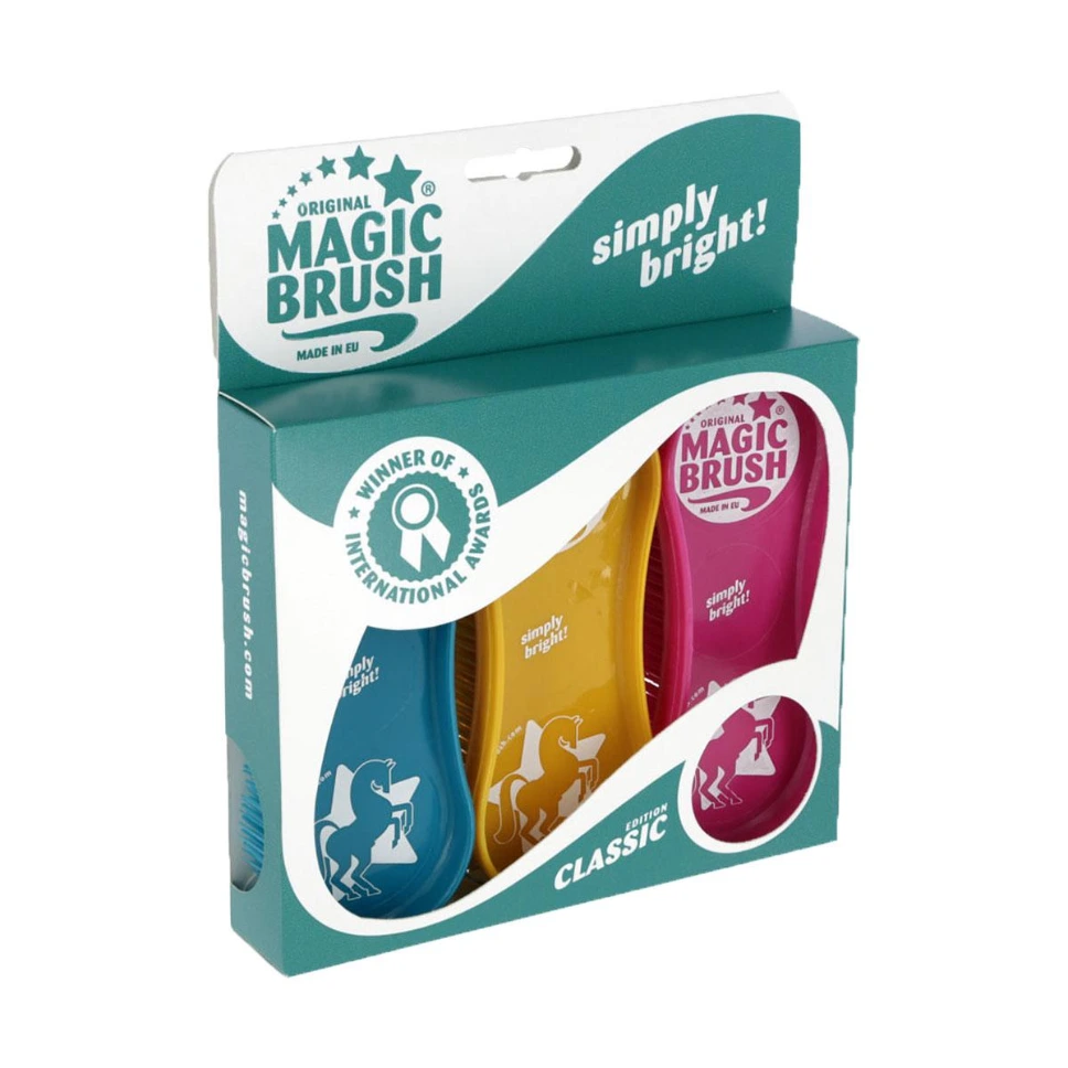 [805104] Brosses Magicbrush pour chevaux - Boîte de 3