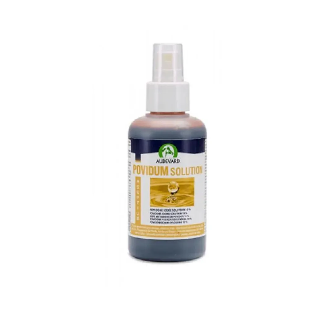 [31506] Povidum Solution antiseptique iodée cheval, désinfection plaies & peau - Spray 120 ml