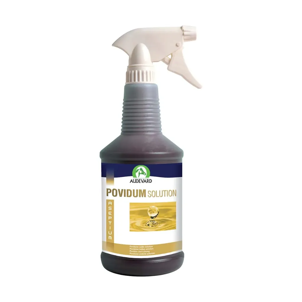 [43118] Povidum Solution antiseptique iodée cheval, désinfection plaies & peau - Spray de 750ml