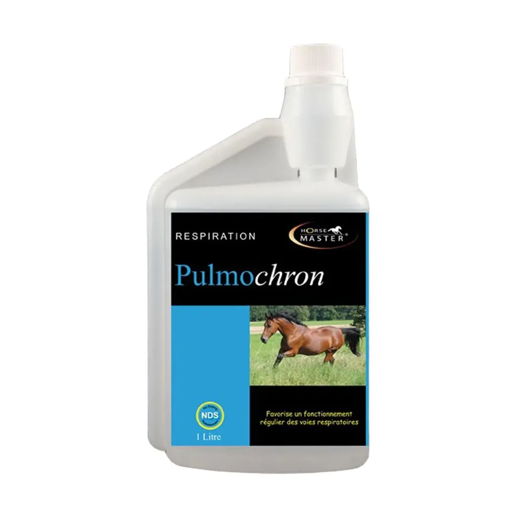 [51606] Horse Master Pulmochron Complément respiratoire chronique cheval, emphysème, allergie, asthme - 1L