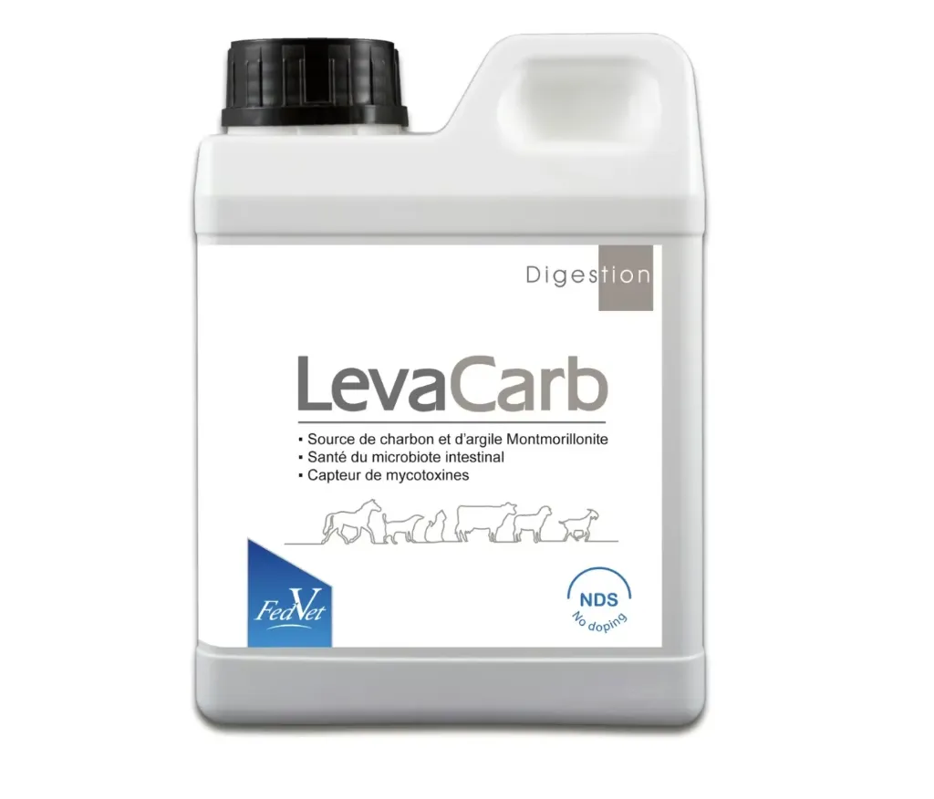 [76784] Fedvet LevaCarb Liquide Complément intestinal cheval, diarrhée & intoxication - 5L