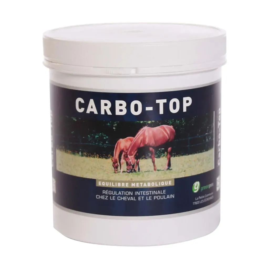 [48748] Greenpex Carbo-Top Complément digestif régulation intestinale poulain & cheval adulte - 250g
