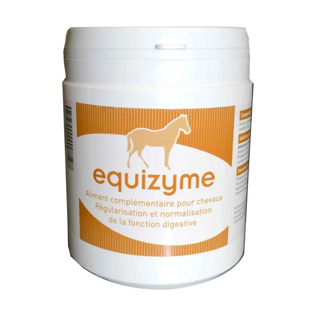 [52584] Ecuphar Equizyme Complément enzymatique digestif cheval, diarrhée chronique & malabsorption -500g