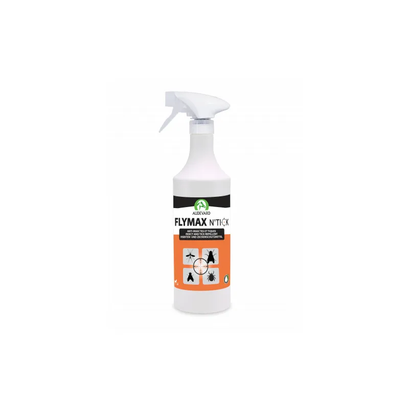 [15391] Audevard Flymax N'Tick Spray repulsif Anti-insectes et tiques - 900ml