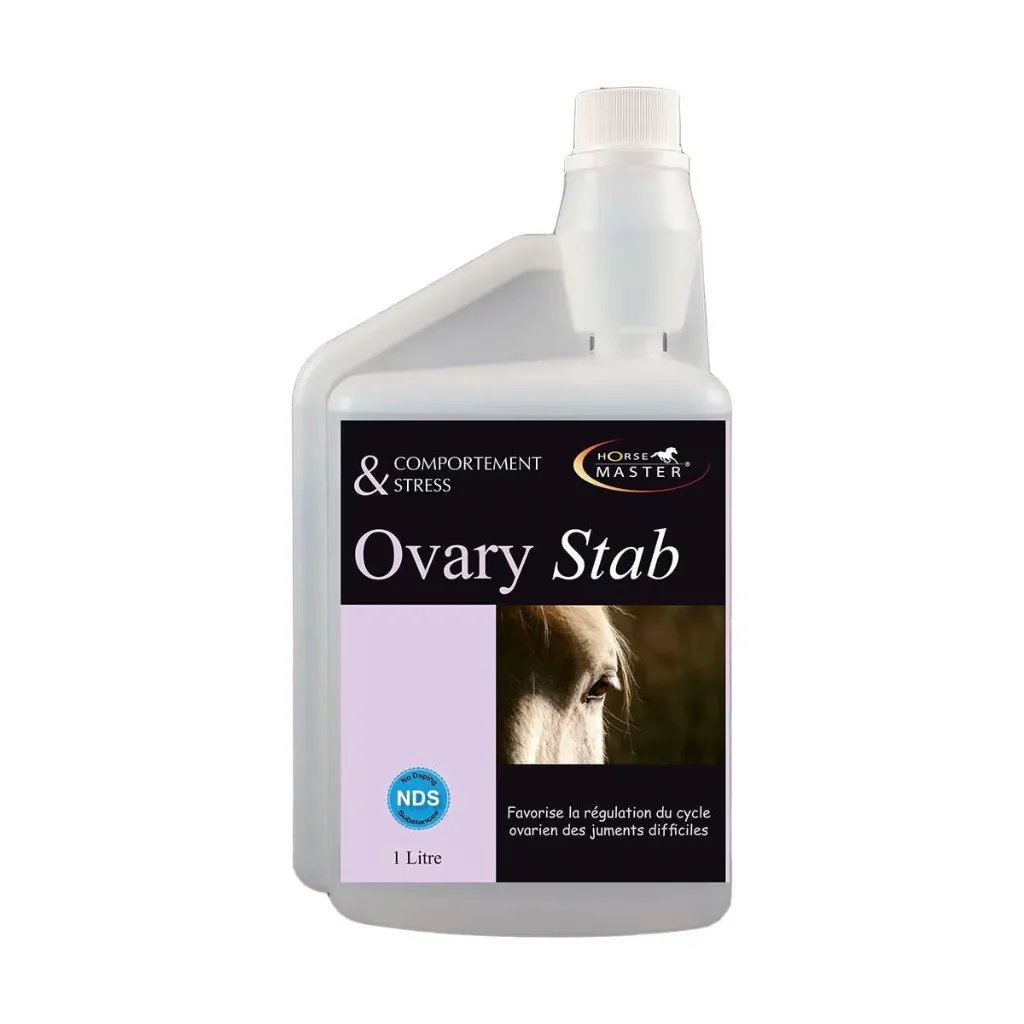 [43583] Horse Master Ovary Stab Régulateur cycle ovarien jument, chaleurs douloureuses & comportement - 1L