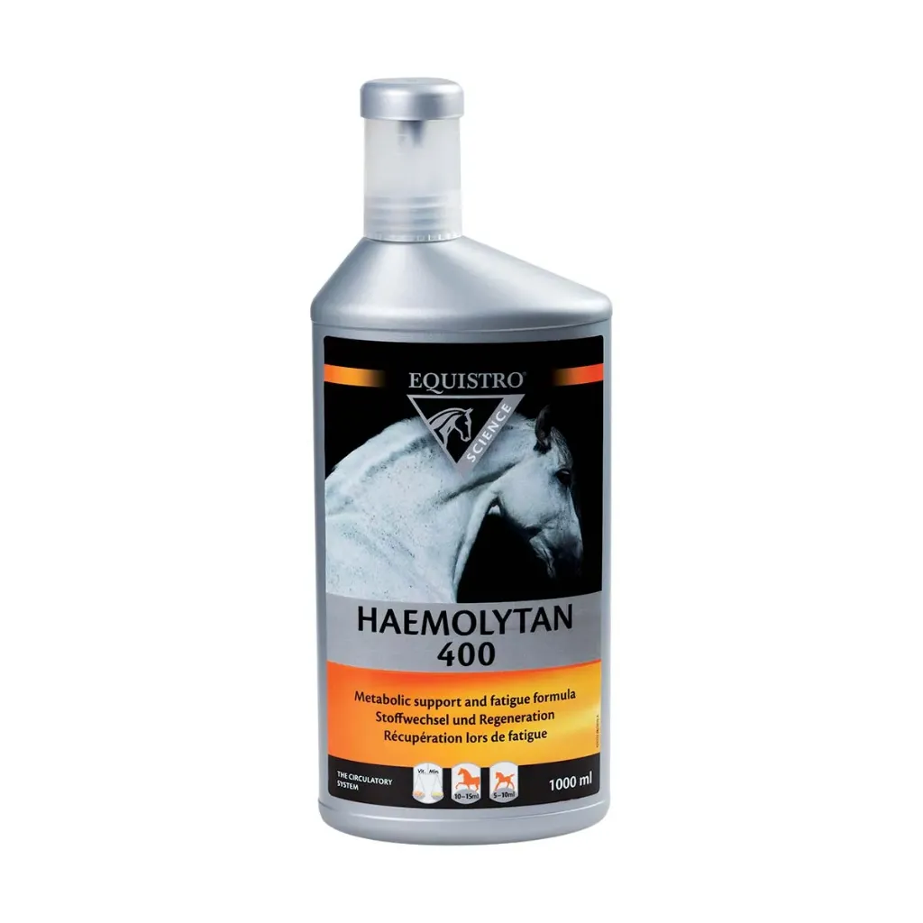 [5488] Equistro Haemolytan 400 complément fer & vitamines B cheval récupération et vitalité - 1L