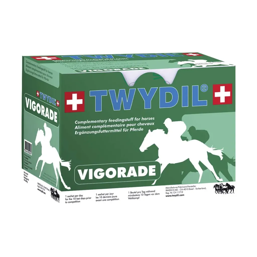 [81369] Twydil Vigorade Booster pré-compétition cheval, énergie & détox musculaire - 10x50g