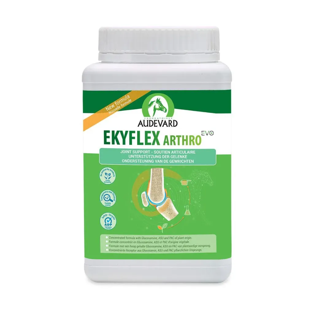 Audevard Ekyflex Arthro Evo complément articulaire cheval, triple protection cartilage - Pot de 1,8 kg