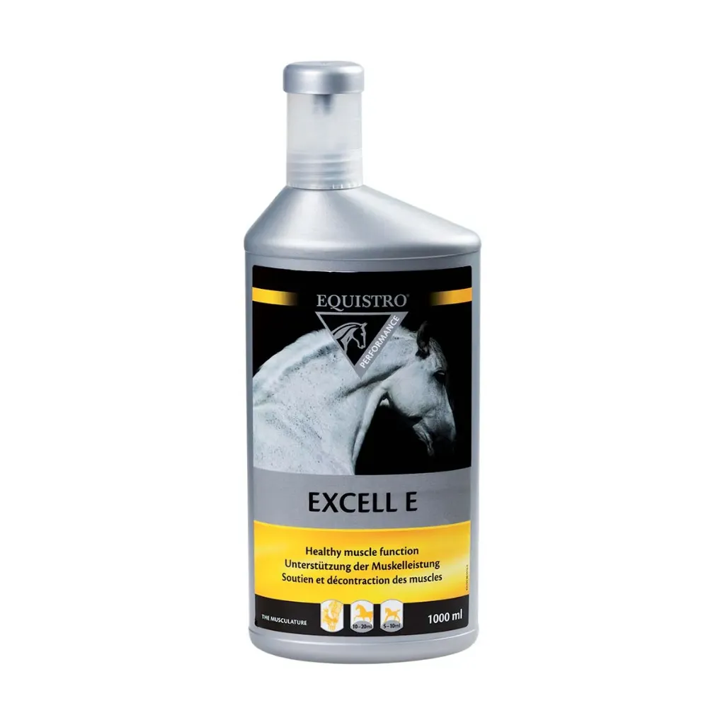 Equistro Excell E Complément musculaire cheval, vitamine E - Flacon de 250ml