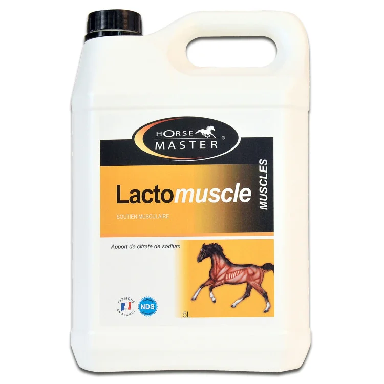 Horse Master LactoMuscles Complément cheval, crampes, courbatures & coup de sang, avant et après effort - 5L