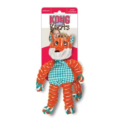 [1-O2998] Jouet KONG Floppy Knots renard