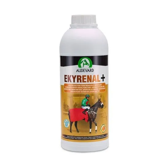[15405] Audevard Ekyrenal Plus Soutien du foie & des Reins chez le cheval, détox post-effort, piroplasmose & convalescence - 500 ml