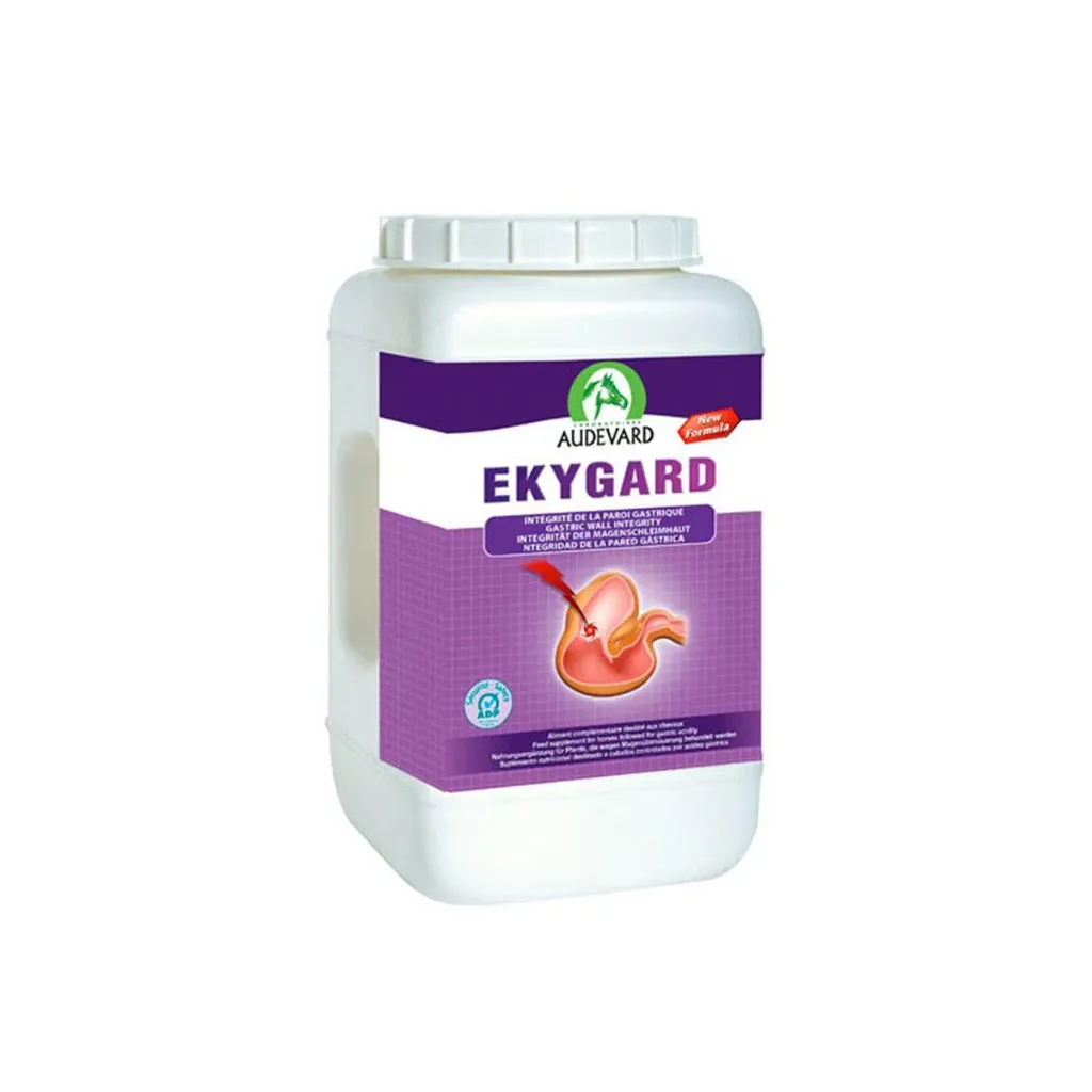 [15484] Audevard Ekygard+ Complément gastrique cheval, triple protection ulcères & acidité - Pot de 6 kg