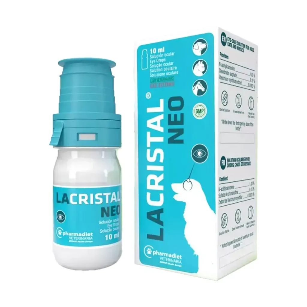 Pharmadiet Lacristal Neo Solution oculaire antioxydante cheval - Flacon de 10 ml
