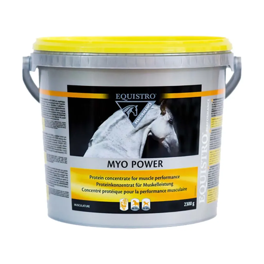 [22964] EQUISTRO MYO POWER Complément alimentaire, développement musculaire et performance cheval de sport et en croissance – Seau 2,3 kg