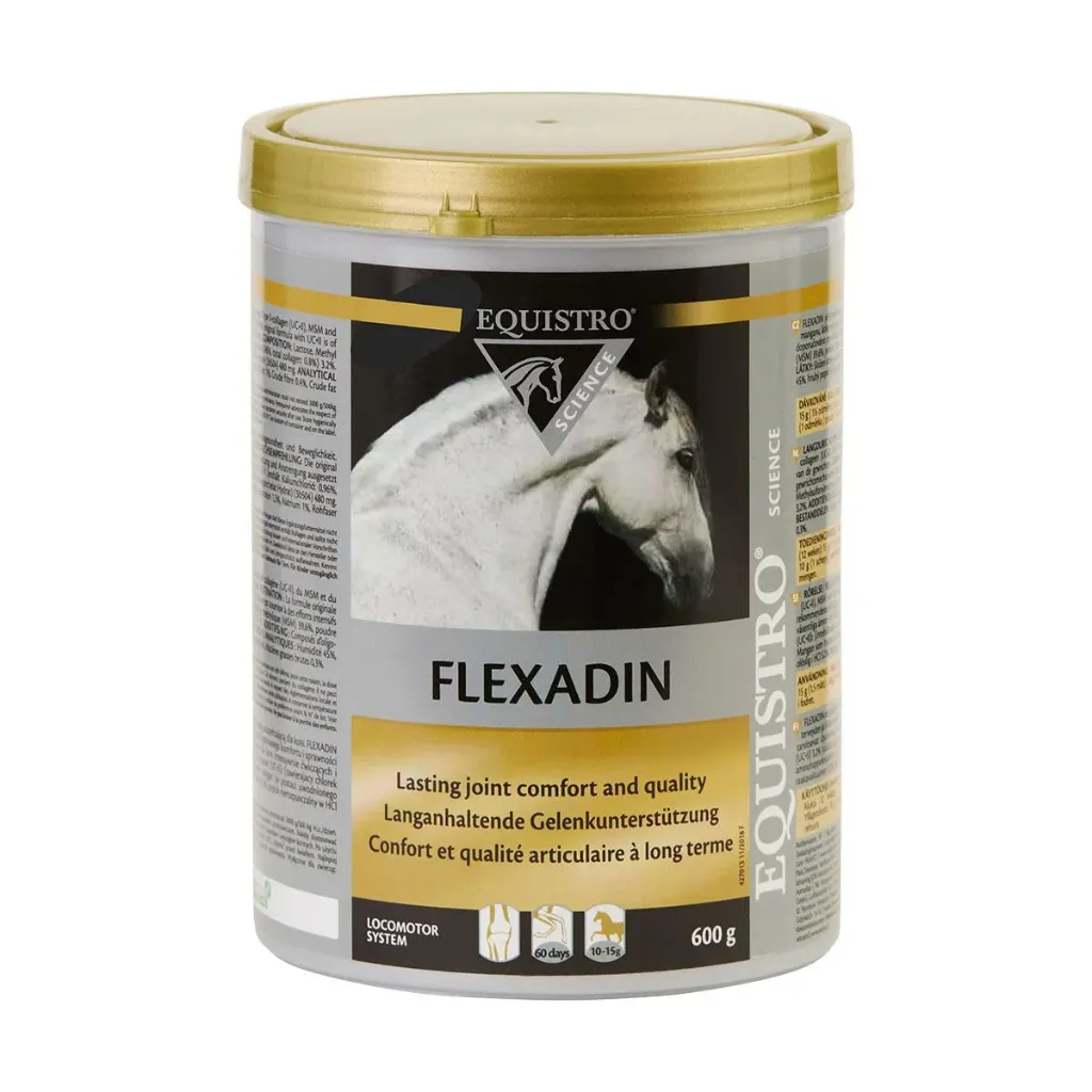 [64914] Equistro Flexadin UC.II Complément articulaire cheval, collagène de type II breveté - Pot de 600g