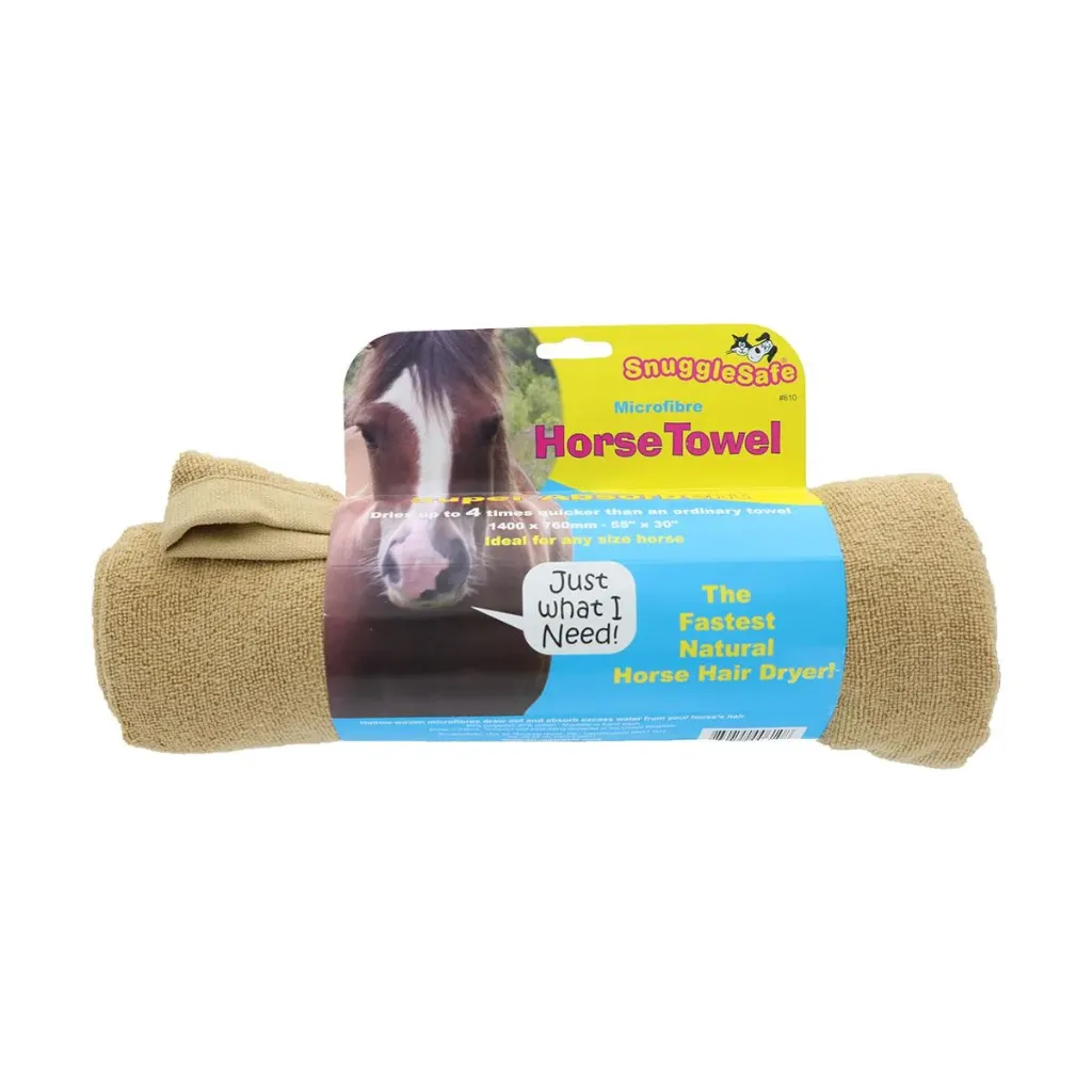 Serviette microfibre pour chevaux