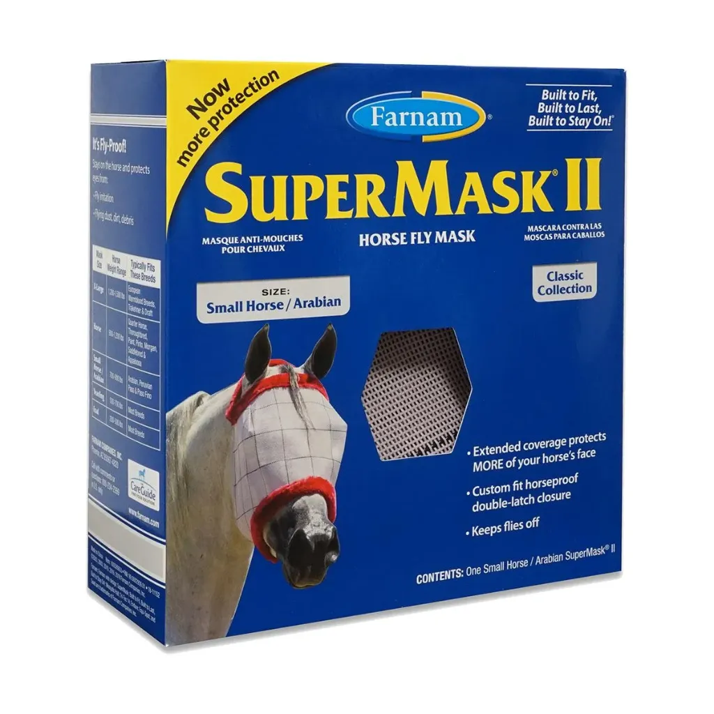 [803216] Masque Anti-Mouche Supermask II – Taille Arabe / Small Horse sans oreilles – Unité