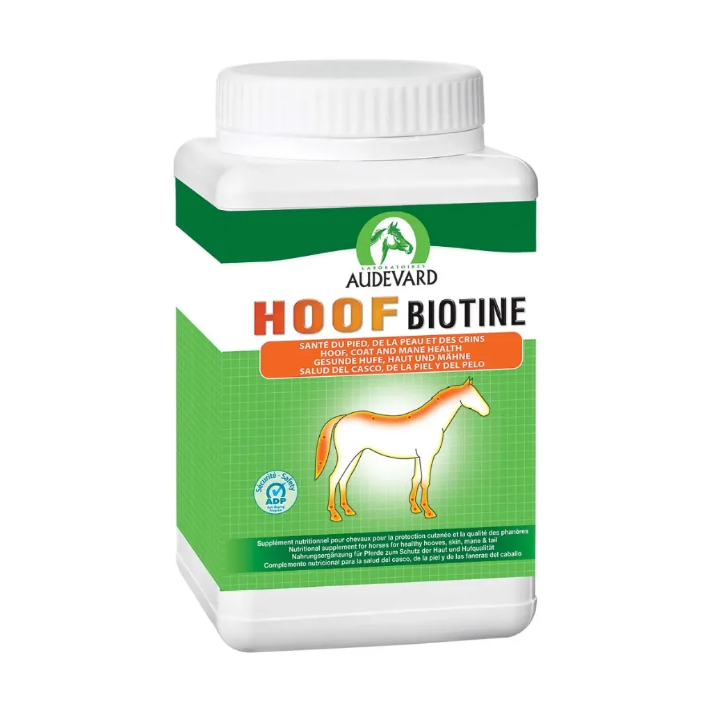[10538] Audevard Hoof Biotine complément sabots cheval seimes, fourmilières - Pot de 1kg