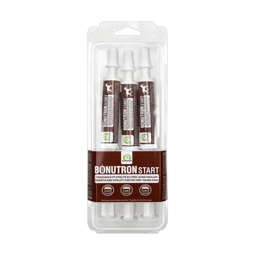 [85747] Bonutron Start vitalité & croissance poulain nouveau-né – Pack de 3 seringues