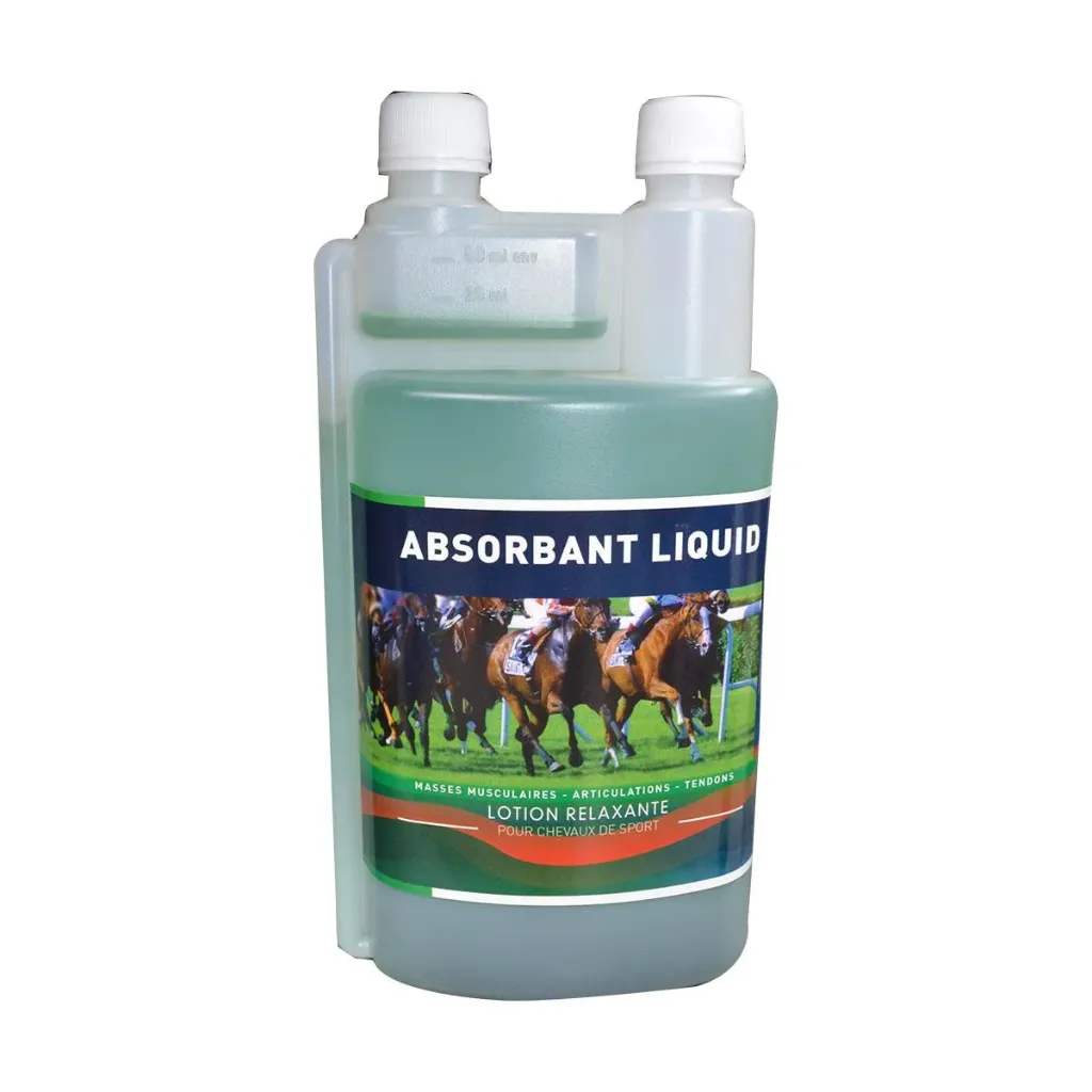 [48619] Greenpex Absorbant Liquid Lotion relaxante pour chevaux – 1 L
