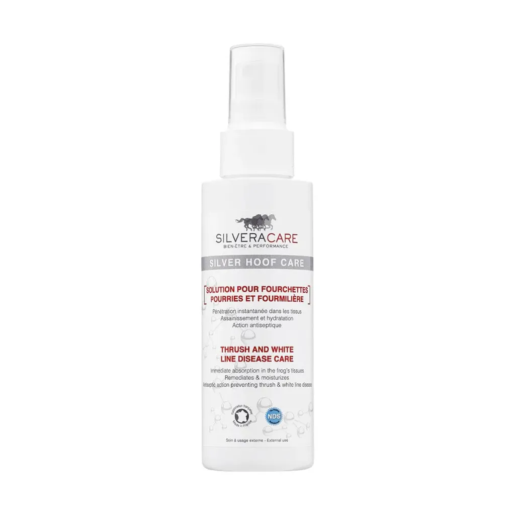 [12309] Silver Hoof Care – Solution pour fourchettes pourries et fourmilières – Flacon de 100 ml