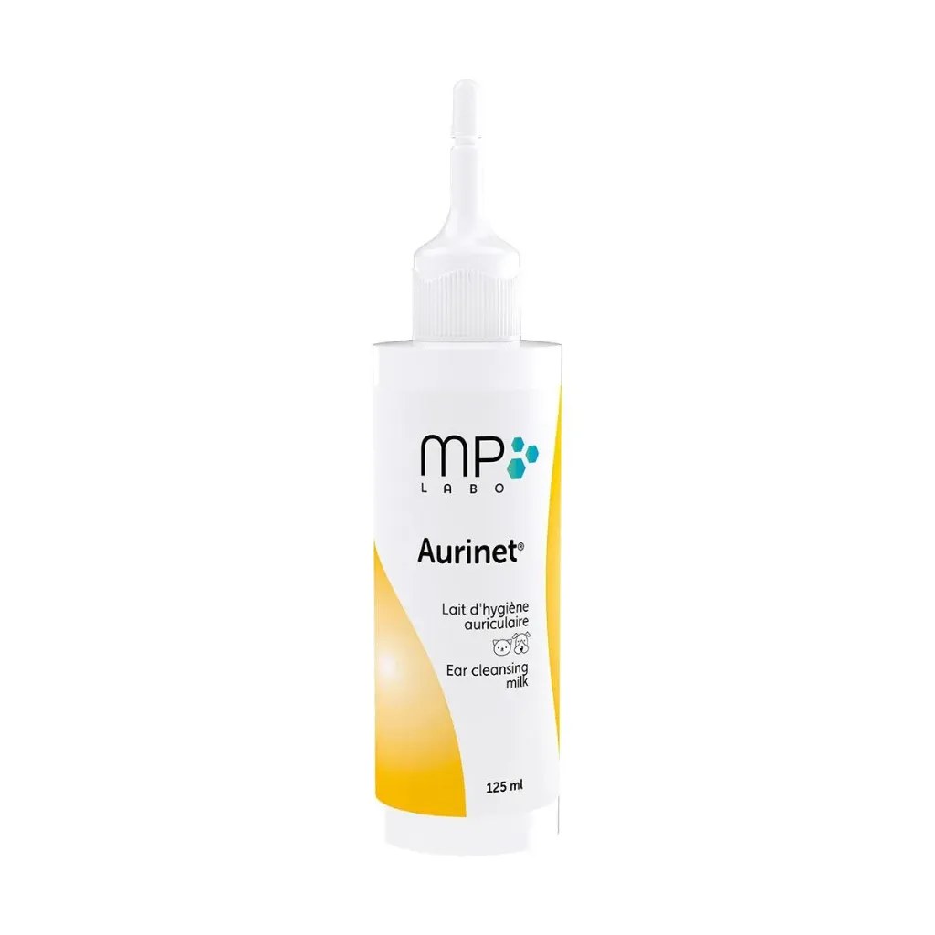 MP Labo Aurinet - Lait d'hygiène auriculaire pour chien et chat 125ml