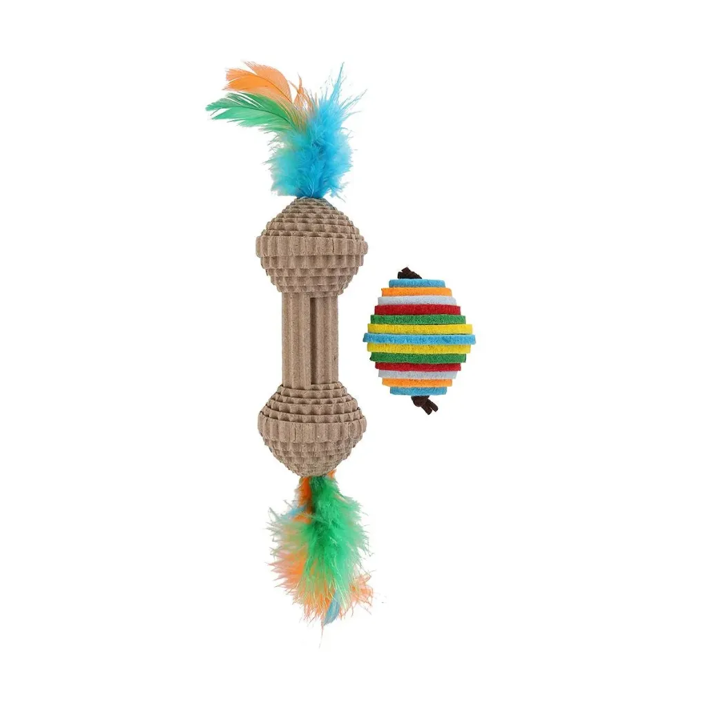 [807595] JOUET CHAT FUN RONDO - par 2