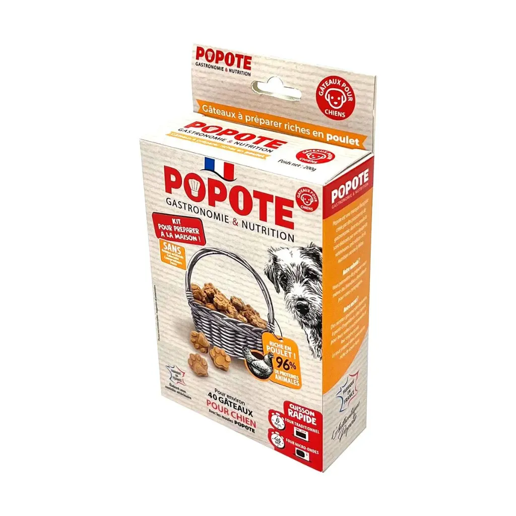 [807601] KIT FRIANDISES POPOTE POUR CHIEN - boîte de 200 g