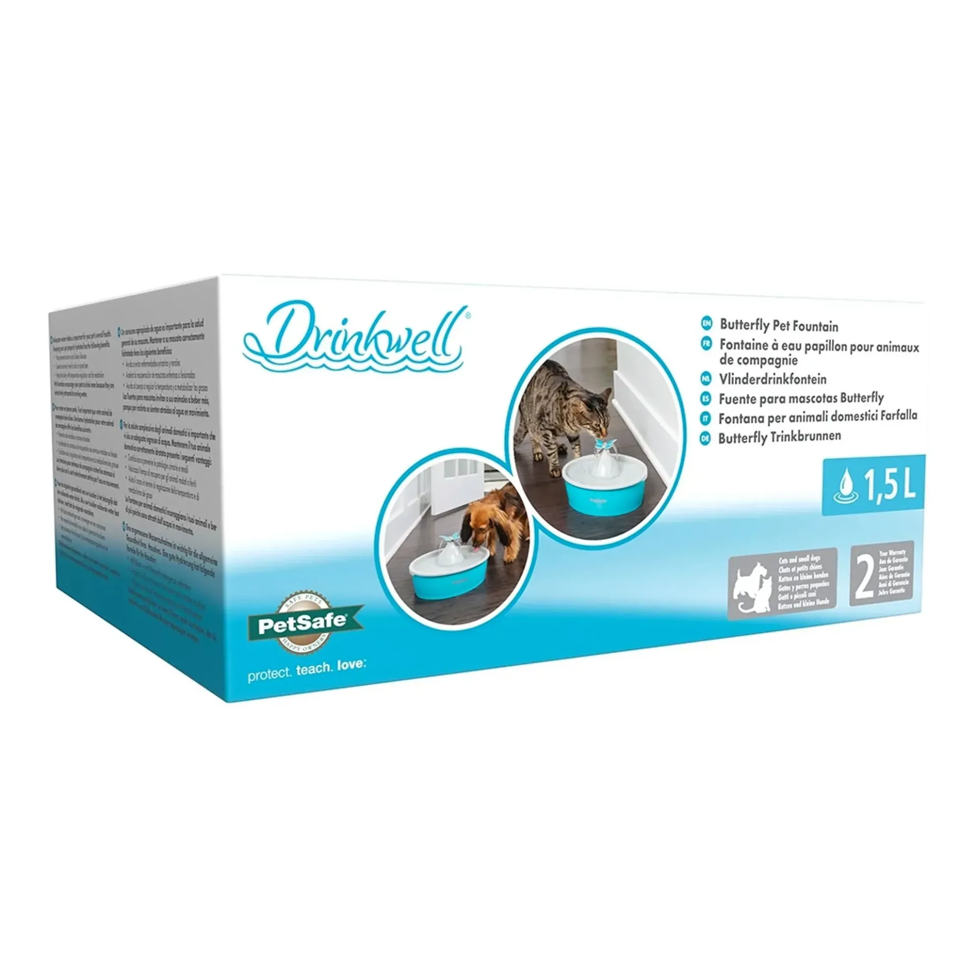 [807589] Fontaine à eau Butterfly Drinkwell - Petsafe 1,5 L