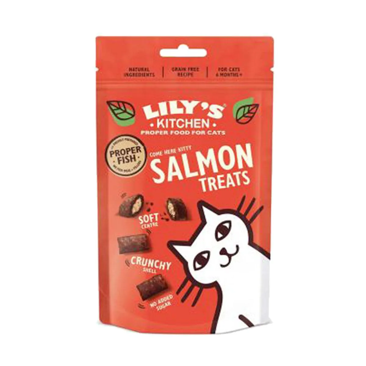 [31968] LILY'S KITCHEN Friandises au saumon pour chat - Sachet de 60g