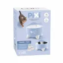 Catit - Fontaine + Gamelle Pixi Combo pack pour Chats Bleu