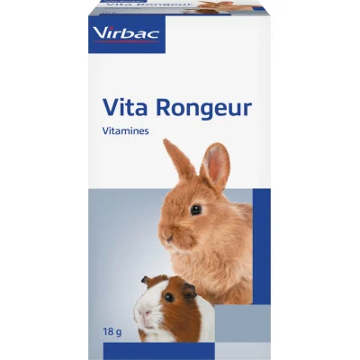 [88454] Virbac Vita Rongeur Vitamines pour Lapin et Rongeur - 18g