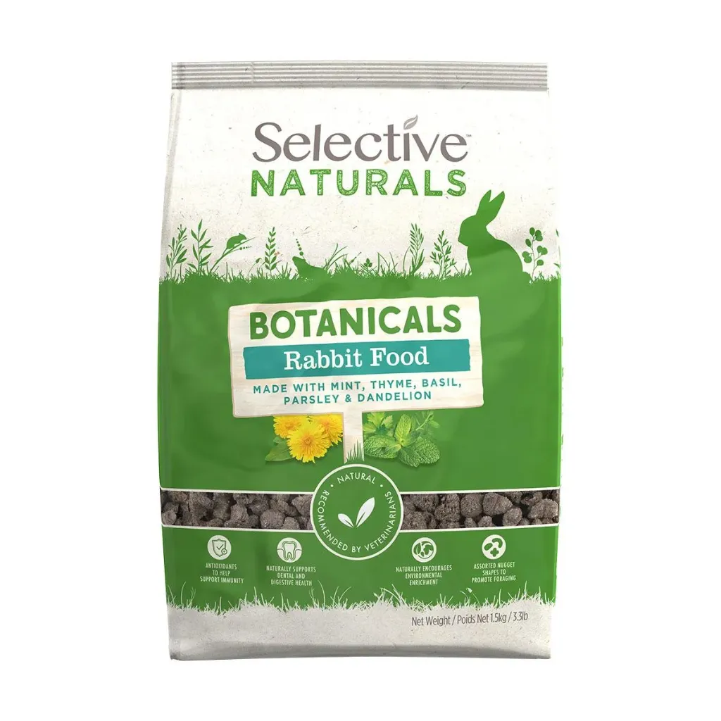 [31430] Selective Naturals Botanicals Rabbit Food - 1.5kg