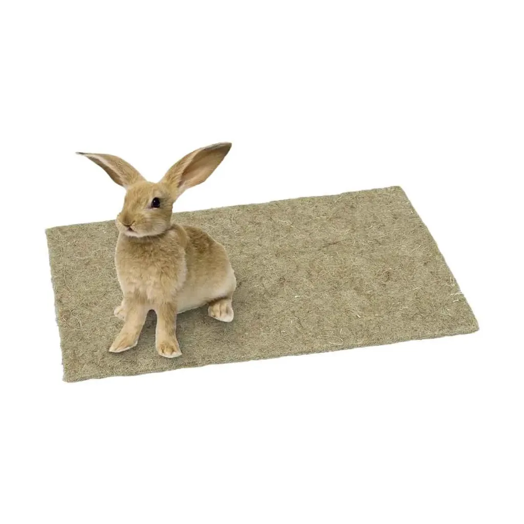 [805466] Tapis de chanvre pour lapin et rongeur - 40x100cm