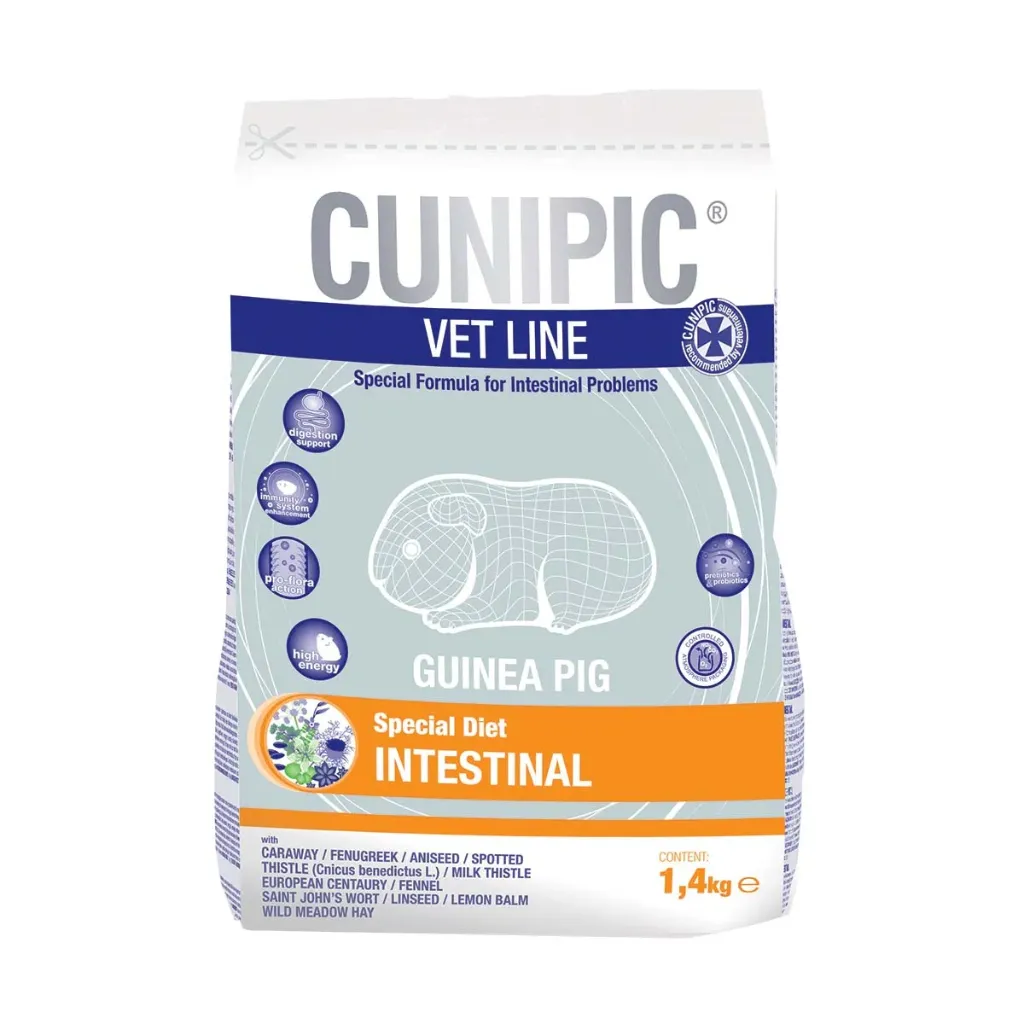 Cunipic Vet Line cochon d'inde Intestinal - 1,4kg