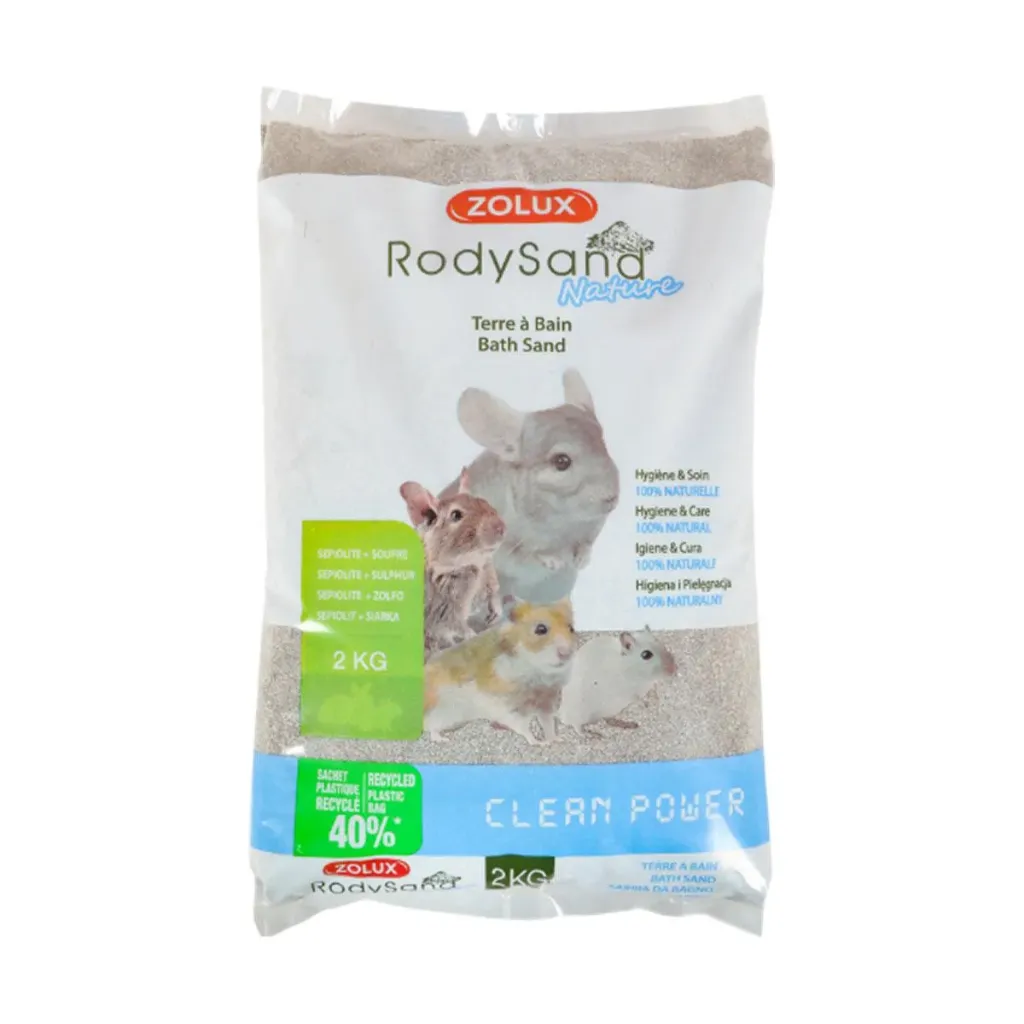 [801753] Terre à bain Rodysand pour Chinchillas - 2 kg