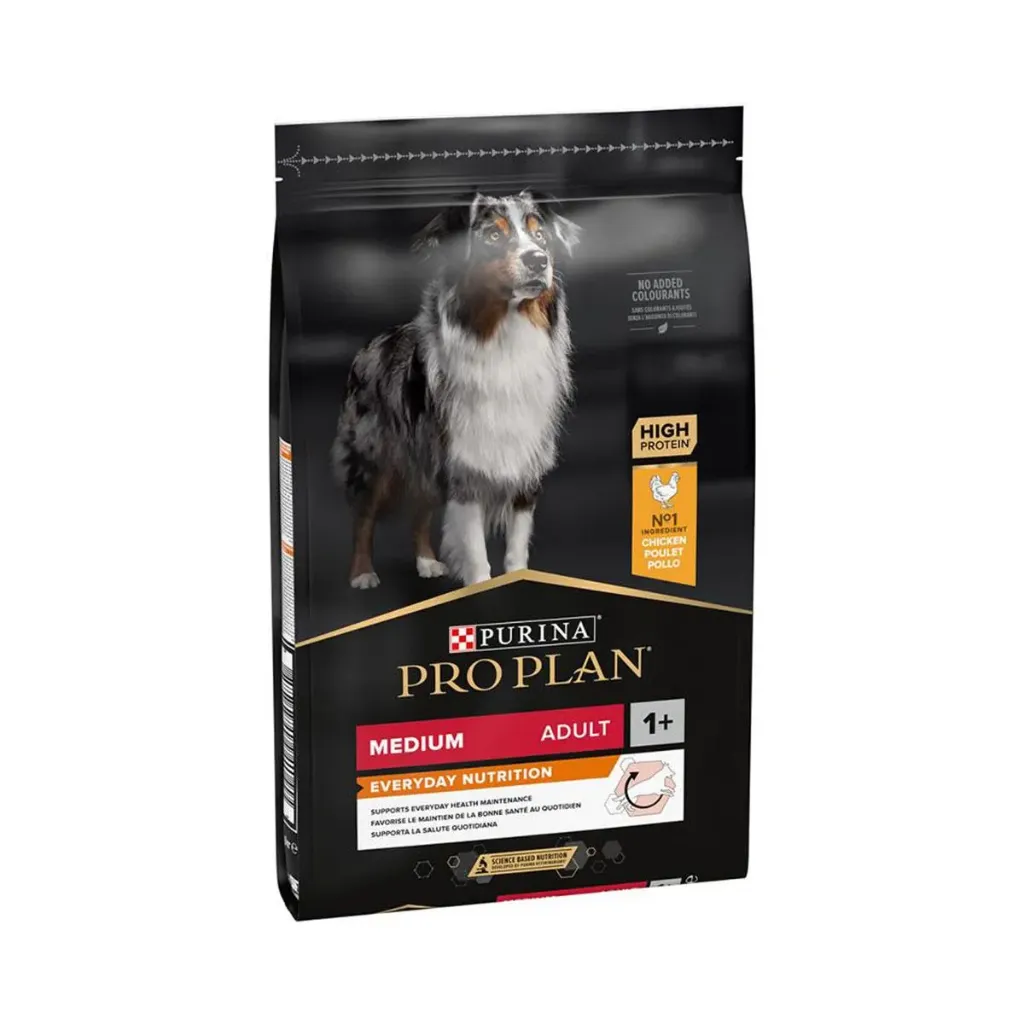 PURINA PRO PLAN Everyday Nutrition Medium Adult 1+ au poulet pour chien - Sac de 7 kg