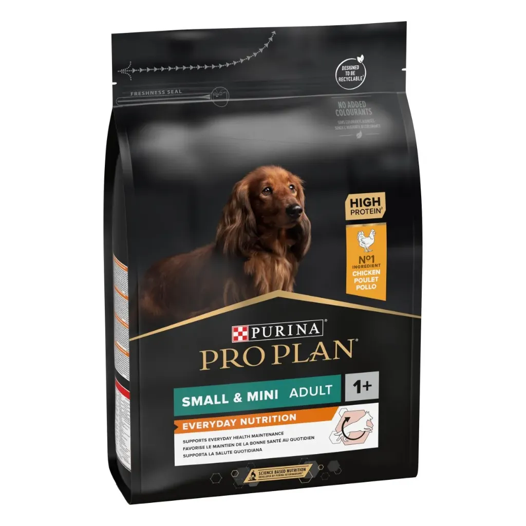 [52105] PURINA PRO PLAN Everyday Nutrition Small & Mini Adult 1+ au poulet pour chien - Sac de 3 kg